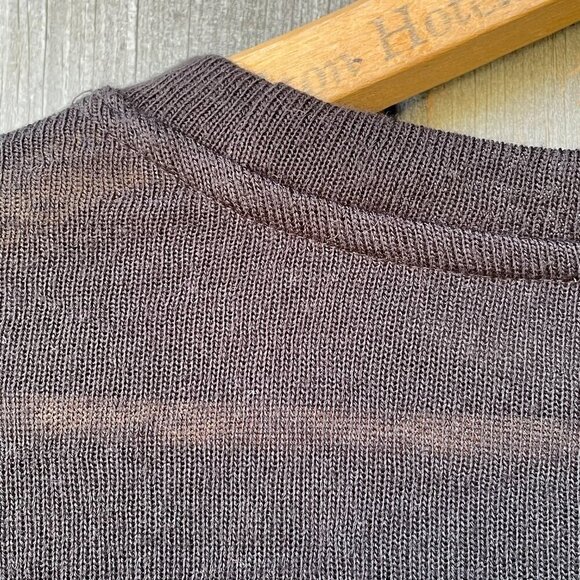 NWT Sanctuary Knot Your Business Black Crew Neck Sweater Womens L Recycled - Picture 7 of 13